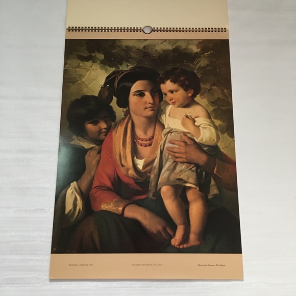 The Vaka Art Calendar 1976 Vintage Painters of Romanticism Kruseman Springer - Picture 7 of 10